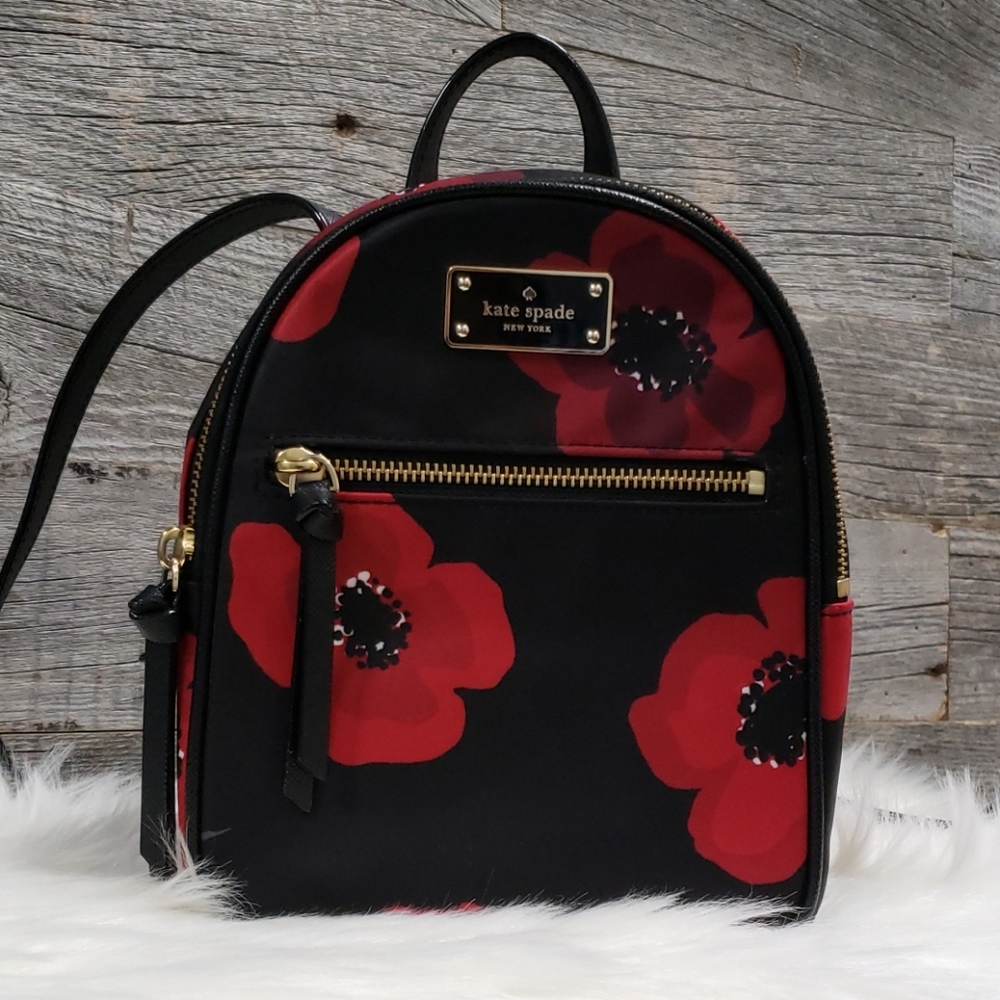 Kate Spade floral mini backpack